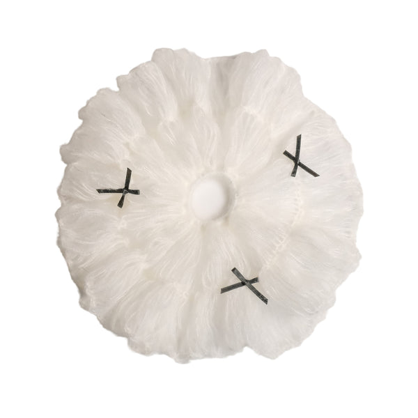 FUWAFUWA CROCHET SCRUNCHIE in SNOW