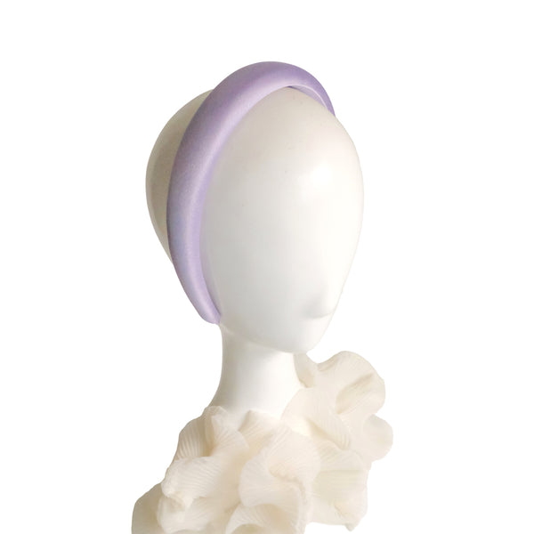 MILKY SILKY HEADBAND in LILAC