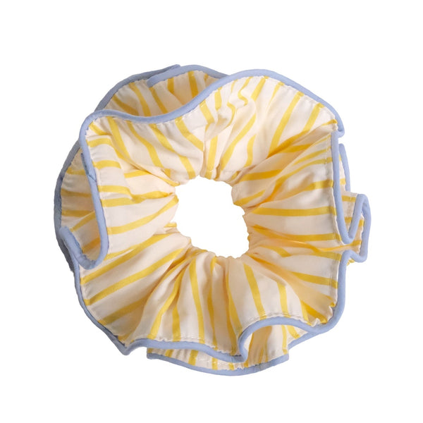 CHEERLEADER SCRUNCHIE in LEMON SODA