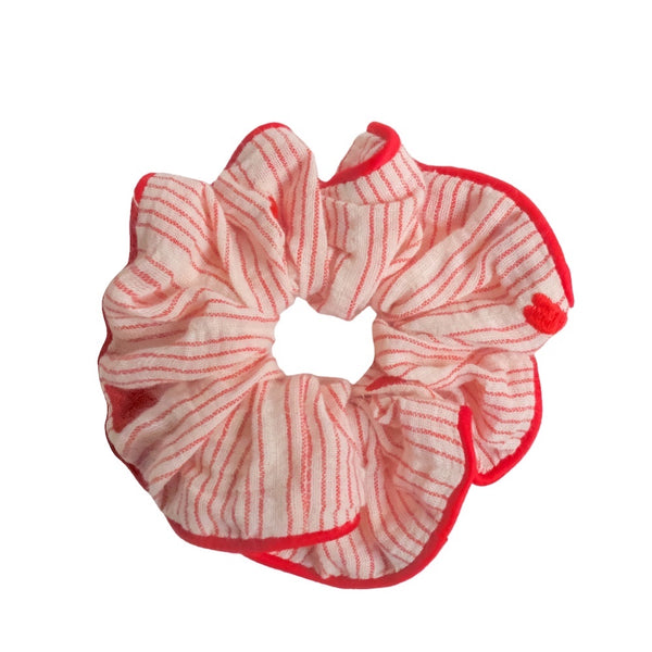 CHEERLEADER SCRUNCHIE in CANDY STRIPE