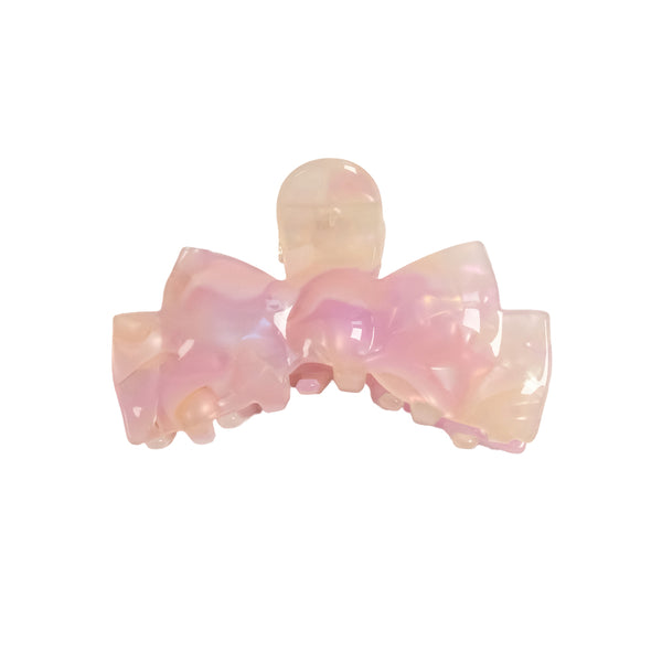 PETITE BOW HAIR CLIP in FAIRY GLOW