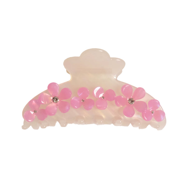 HALF-MOON HAIR CLIP in BLOSSOM