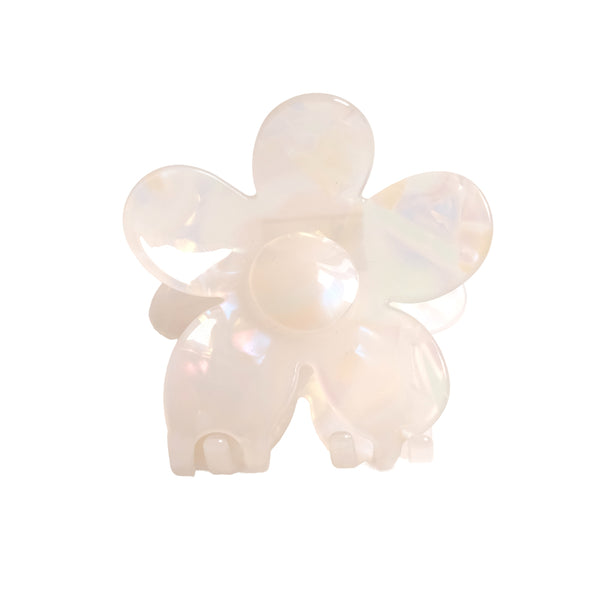 FLOWER HAIR CLIP in IRIDESCENT
